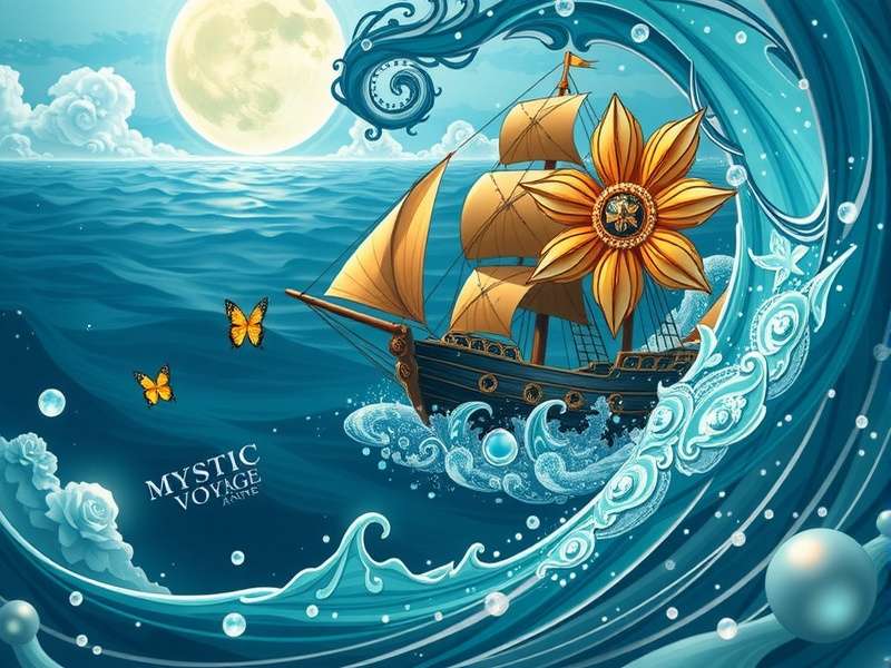 Mystic Voyage Anise Mythology Scene - Anise receiving blessing from Lord Ganesha at a temple in Maharashtra, with modern Mumbai skyline visible in background